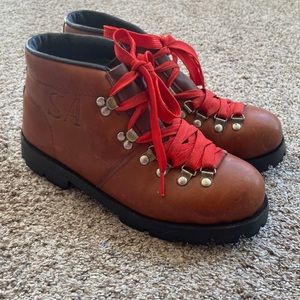 Vintage SA Lasco Logmaster Leather Working Hiking Boot Size 8.5